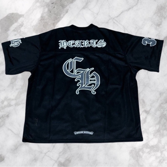 Brand New Black Chrome Hearts Jersey Men’s Medium - Picture 2 of 2